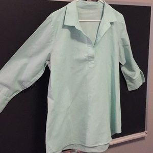 Vineyard Vines mint green tunic.  XL
